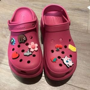 Crocs pink crush clog sandals